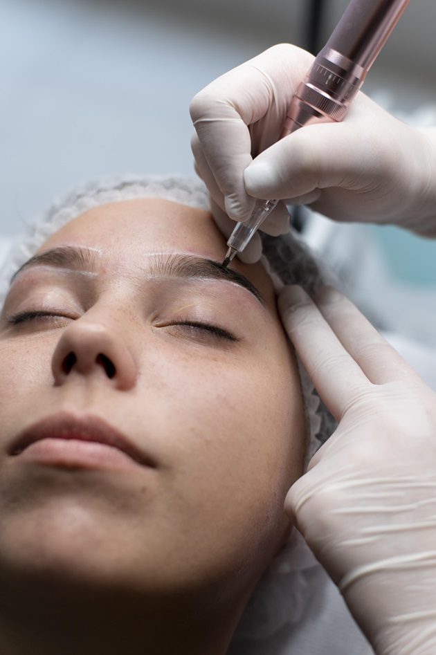 young-woman-going-through-microblading-treatment
